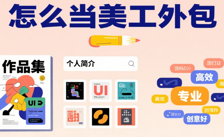怎么当美工外包?5 步入门指南 + 3 个接单技巧 + 长期发展策略