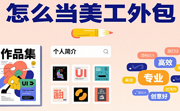 怎么当美工外包?5 步入门指南 + 3 个接单技巧 + 长期发展策略