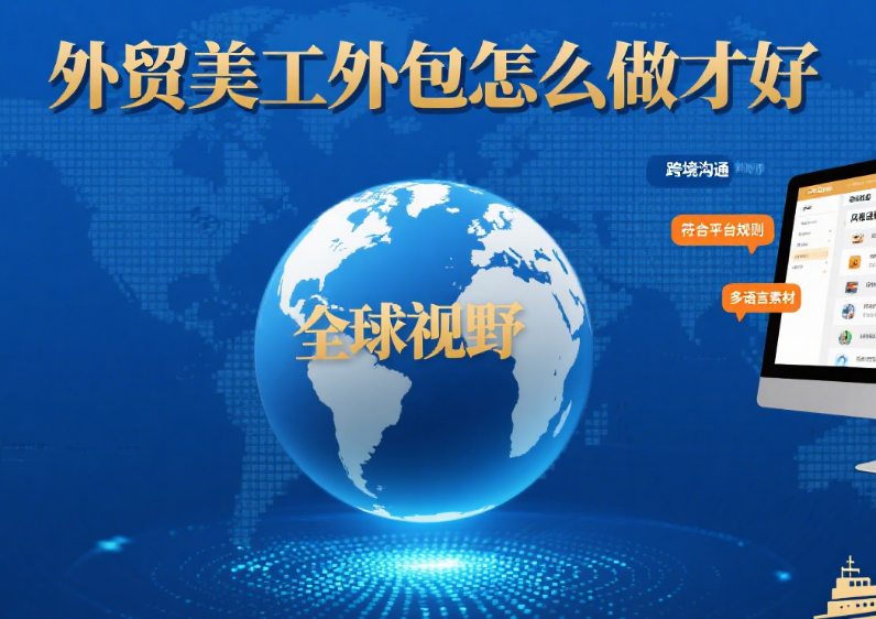 外贸美工外包怎么做才好?3 个核心策略 + 4 类平台技巧,设计适配全球市场