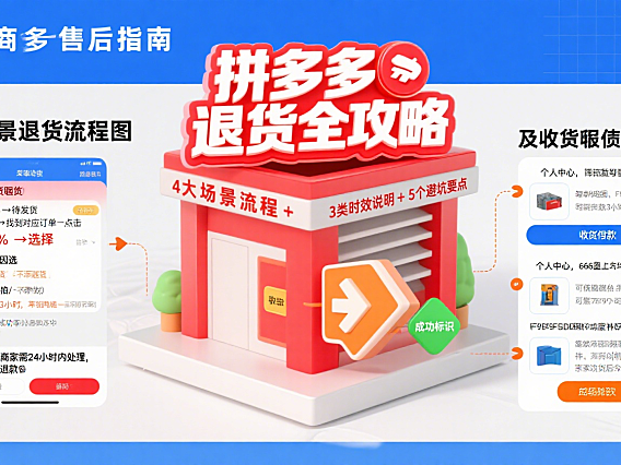 拼多多退货流程怎么操作？分场景步骤 + 退款时效 + 避坑攻略