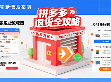 拼多多退货流程怎么操作?分场景步骤 + 退款时效 + 避坑攻略