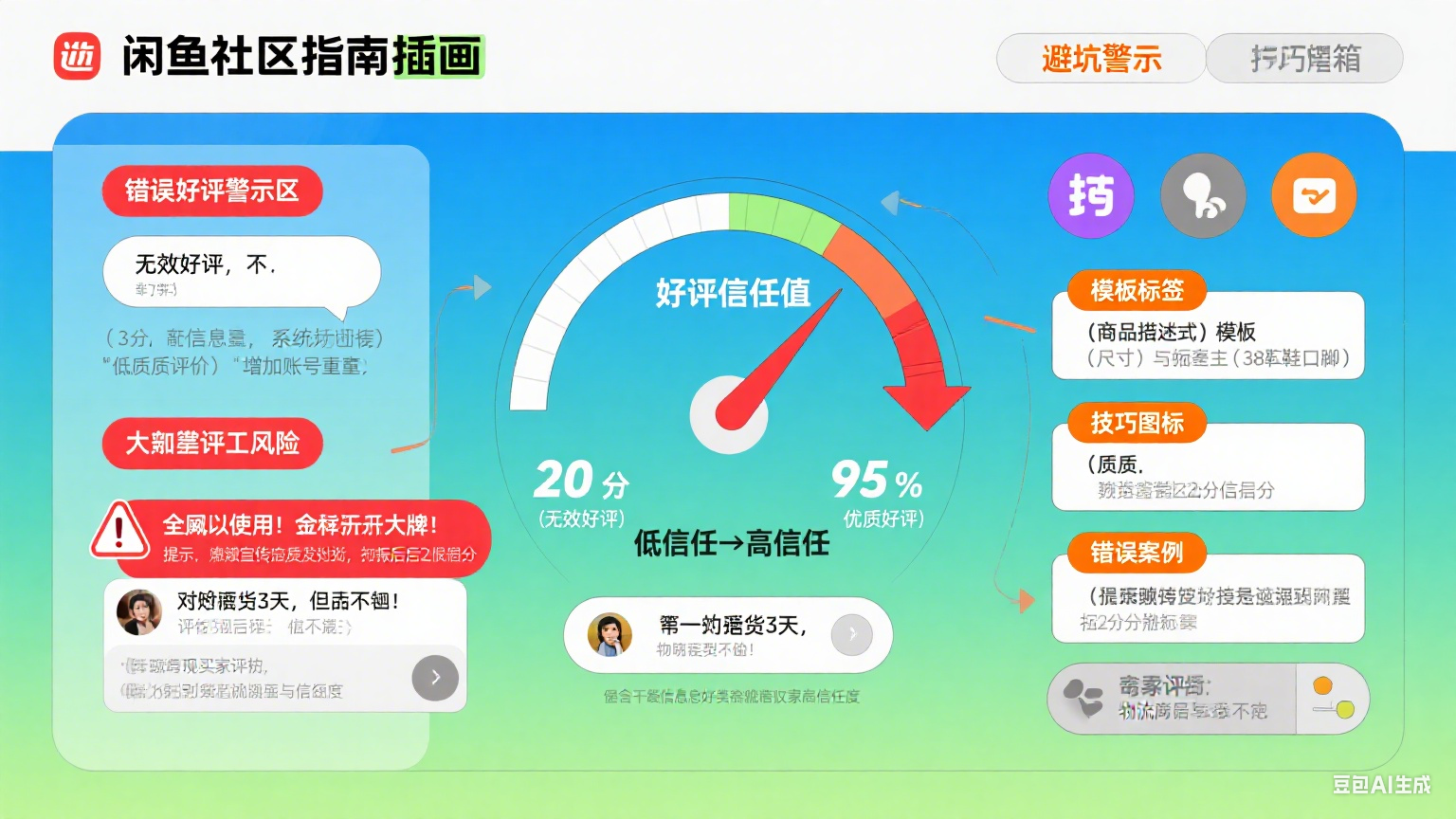 闲鱼好评别乱写!3 类模板 + 4 个技巧,帮你避坑还涨信任