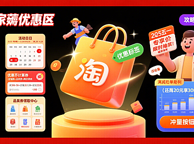 2025 五一淘宝有活动吗?买家薅优惠 + 卖家冲量指南