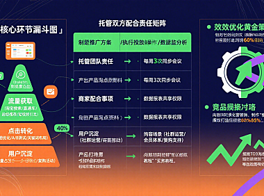网店托管推广怎么做好？核心环节 + 配合技巧