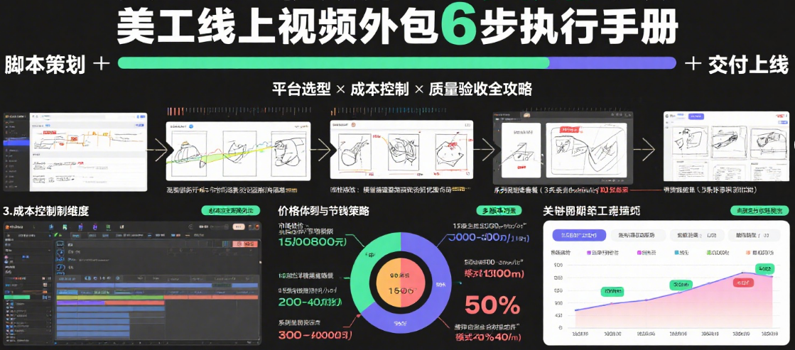 美工线上视频外包怎么做?3类渠道+4步避坑,附报价清单