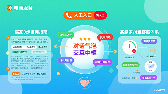 淘宝有人工客服吗？买家咨询 + 卖家运营指南