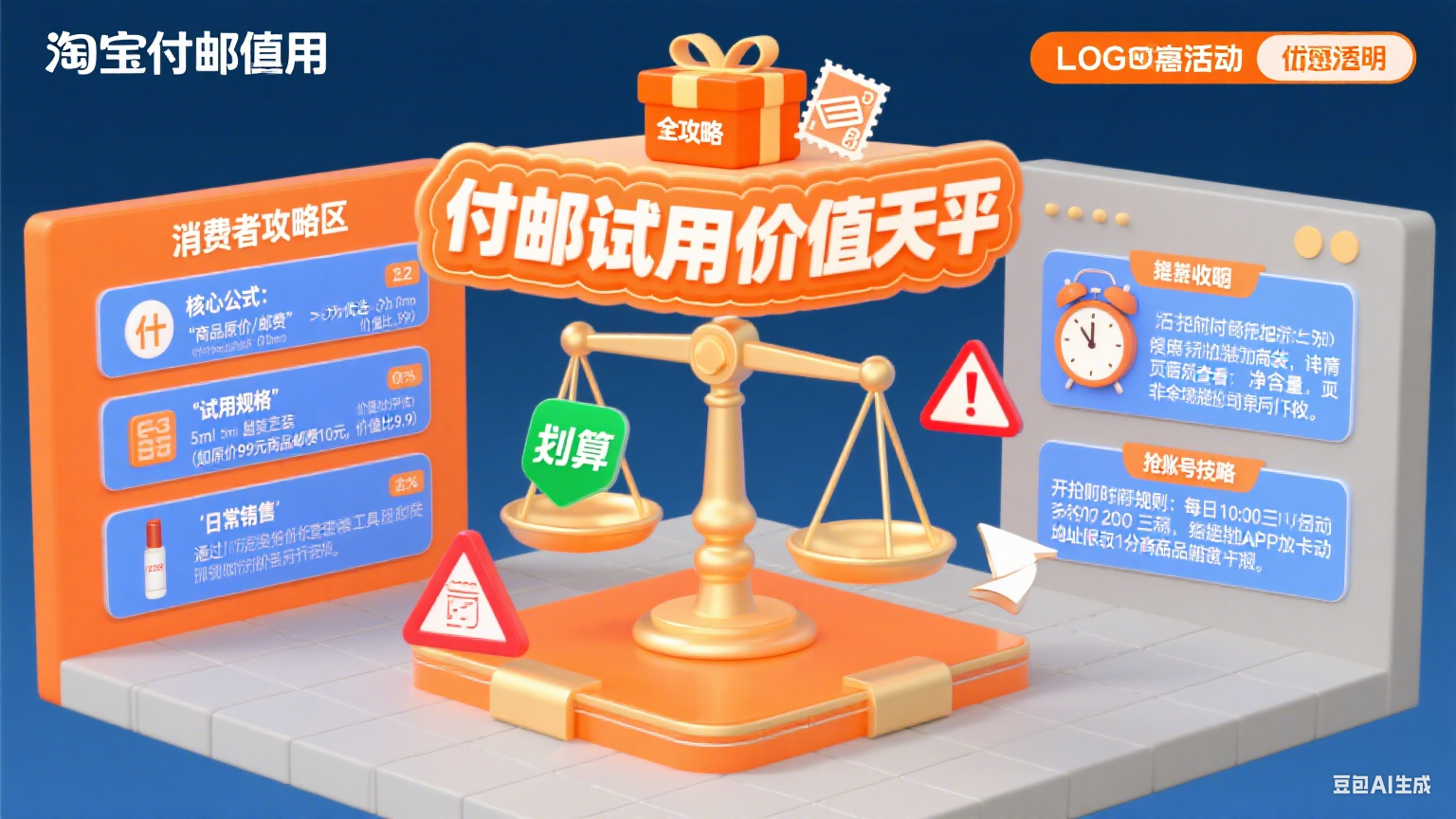 淘宝付邮试用值得抢吗?消费者攻略 + 商家参与指南