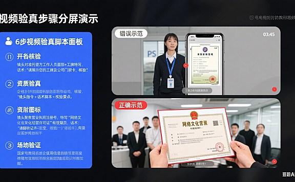 网店托管真假怎么辨？6 个视频验真技巧 + 脚本