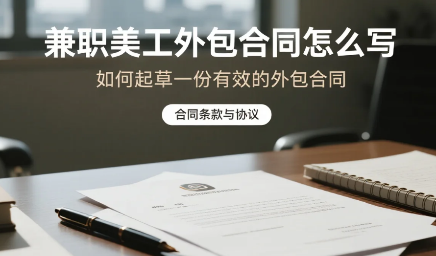 兼职美工外包合同怎么写?5个避坑条款+3类模板,拒绝口头约定
