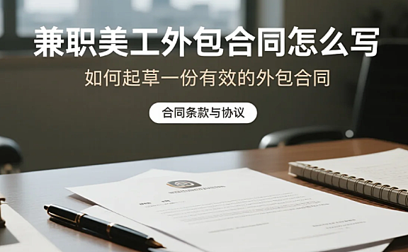 兼职美工外包合同怎么写?5个避坑条款+3类模板,拒绝口头约定