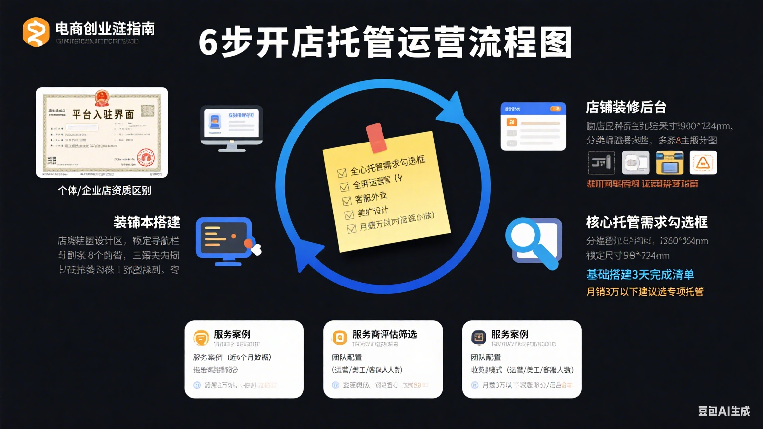 开网店怎么开托管运营?6 步流程 + 避坑指南