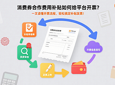 消费券合作费用补贴如何给平台开票？一文读懂开票流程，轻松搞定补贴发票！
