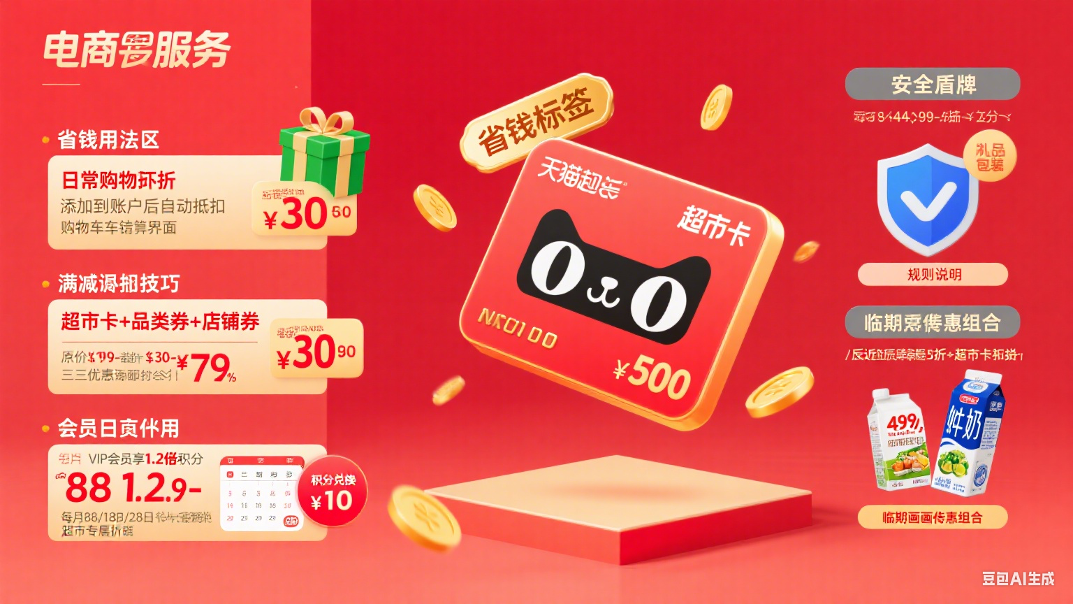 天猫超市卡怎么用?买家省钱 + 礼品攻略,避坑指南