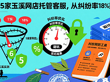 试了 5 家玉溪网店托管客服,从纠纷率 18% 到 5%:避坑指南