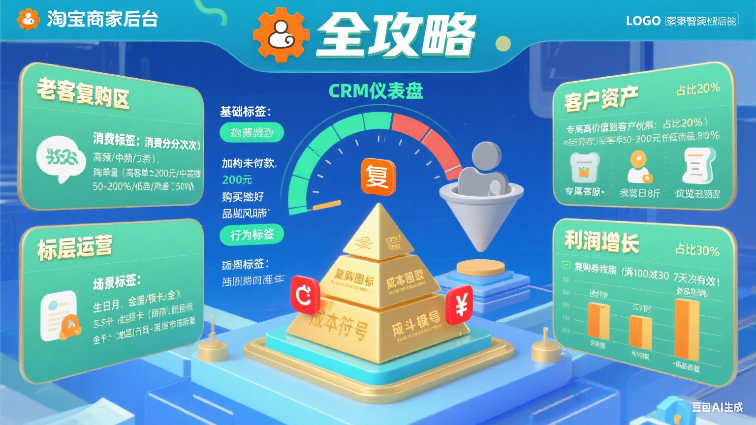 淘宝 CRM 怎么用?中小店铺老客复购 + 降本增收全攻略