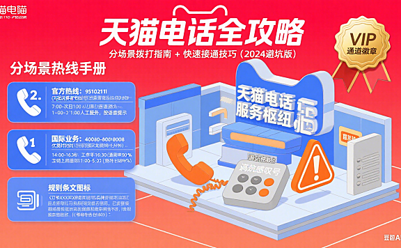 天猫电话怎么打？分场景 + 快速接通全攻略（附避坑指南）