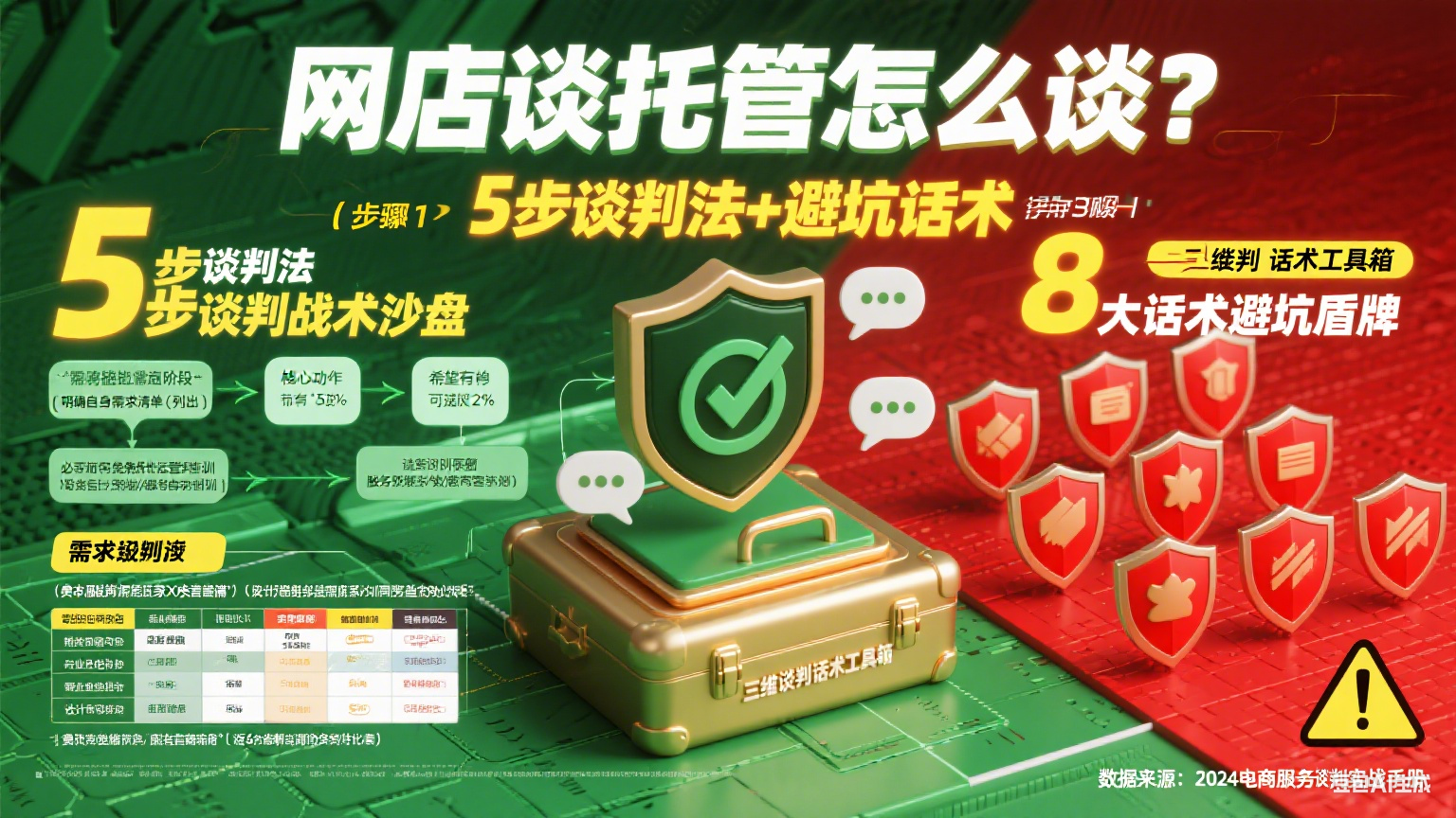网店谈托管怎么谈?5 步谈判法 + 避坑话术