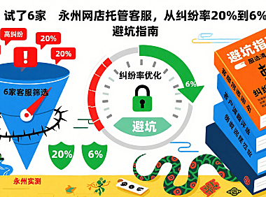试了 6 家永州网店托管客服,从纠纷率 20% 到 6%:避坑指南