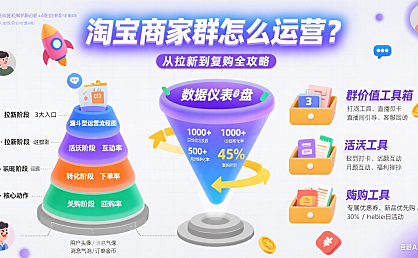淘宝商家群怎么运营?从拉新到复购全攻略