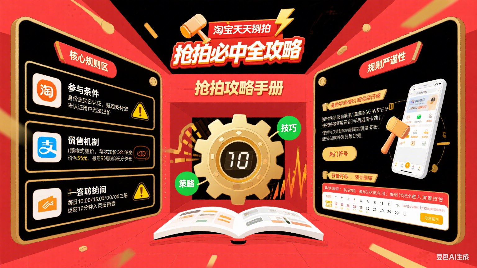 淘宝天天抢拍怎么抢才中?规则 + 技巧 + 避坑全攻略
