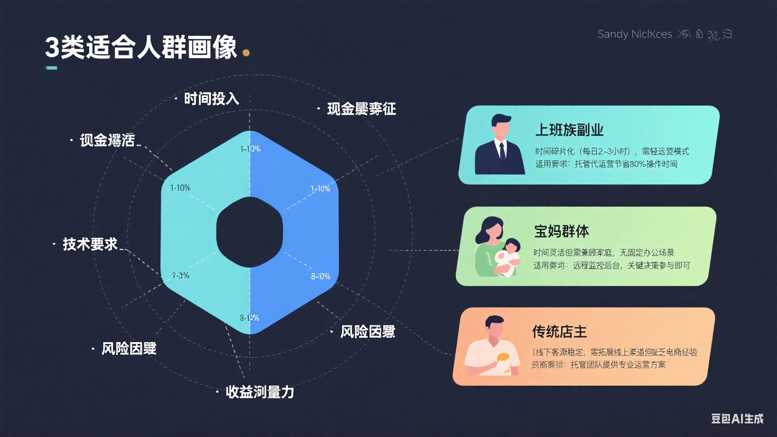 副业网店托管模式怎么分析?3 类适合人群 + 5 大维度