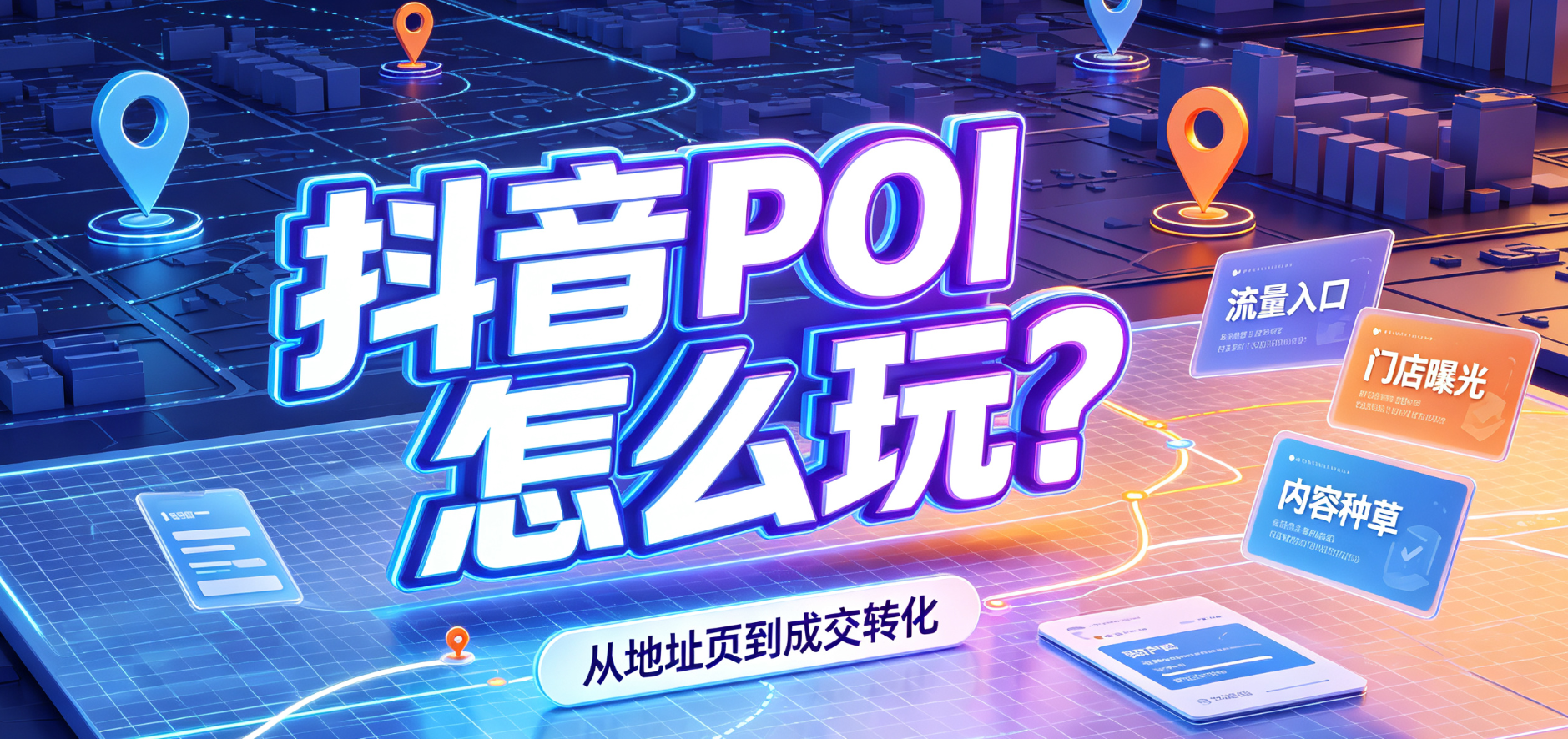 抖音poi