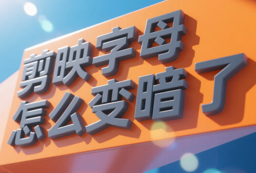 剪映字母怎么变暗了?5个常见原因+对应解决方法,新手10分钟搞定