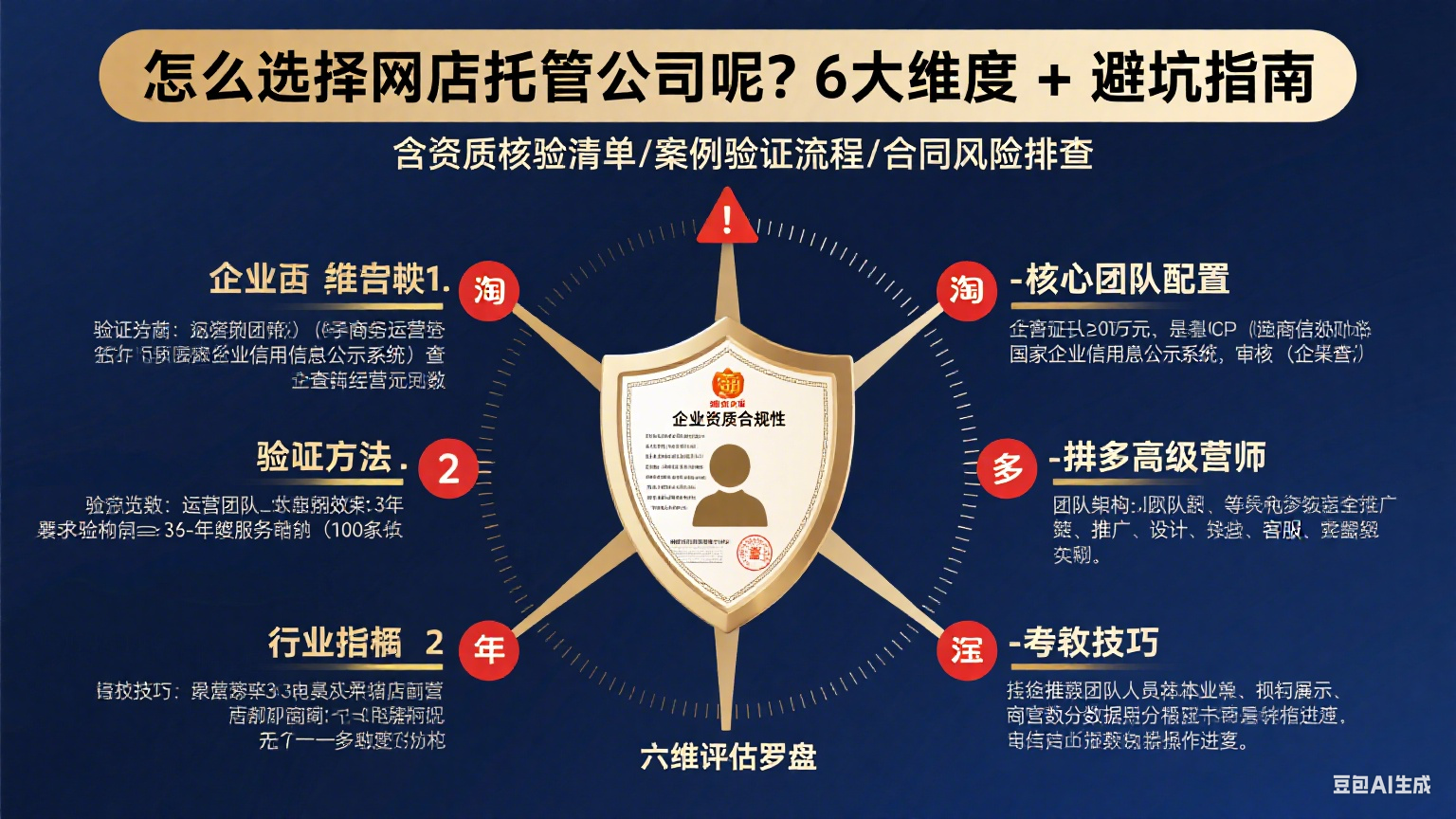 怎么选择网店托管公司呢?6 大维度 + 避坑指南