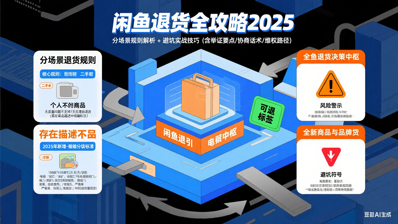 闲鱼能退货吗?分场景退货规则 + 避坑全攻略(2025 版)