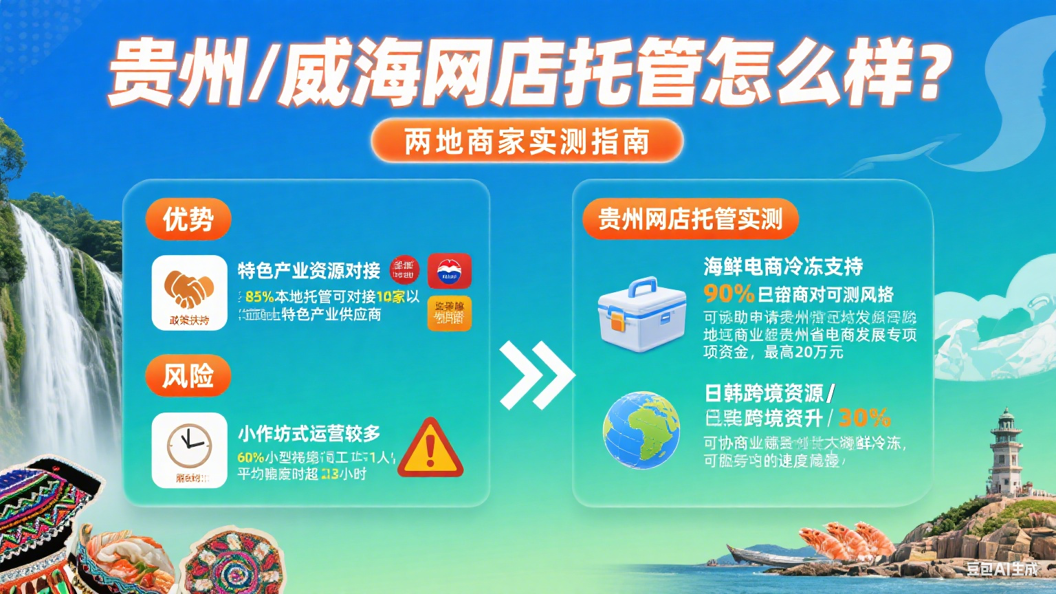 贵州威海网店托管怎么样?两地商家实测指南