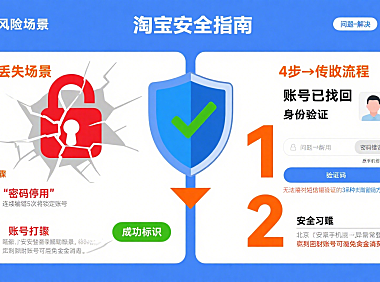 淘宝账号找不回？3 大场景 + 4 步操作，新手也能搞定