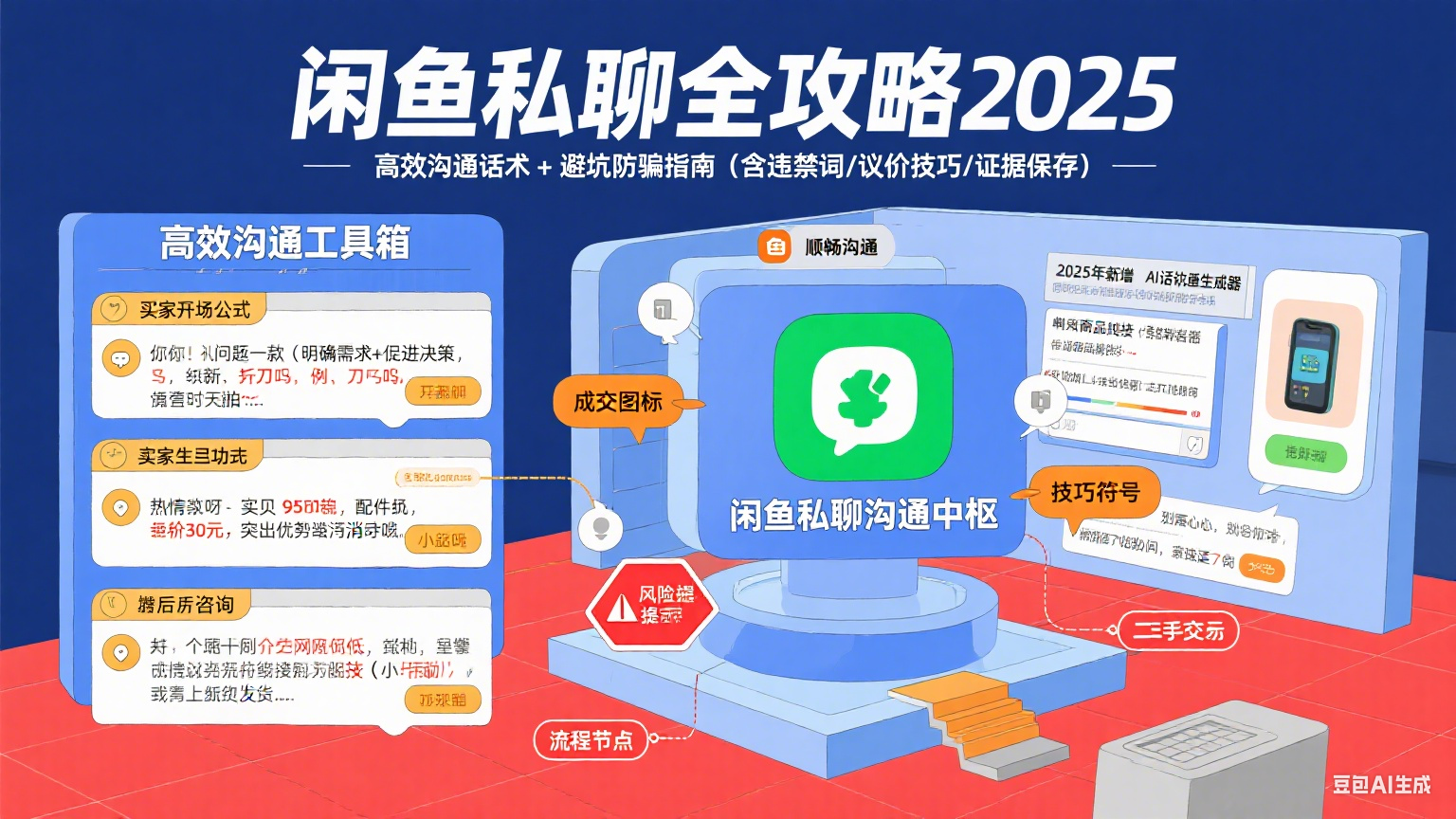 闲鱼怎么私聊?高效沟通 + 避坑全攻略(2025 版)