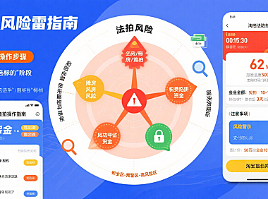 淘宝司法拍卖怎么玩？3 步竞拍 + 5 个避坑点，别踩雷