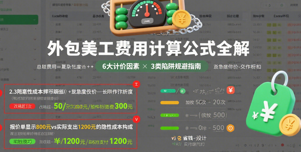 外包美工费用怎么算?3类服务报价明细+4个定价公式,避免多花冤枉钱