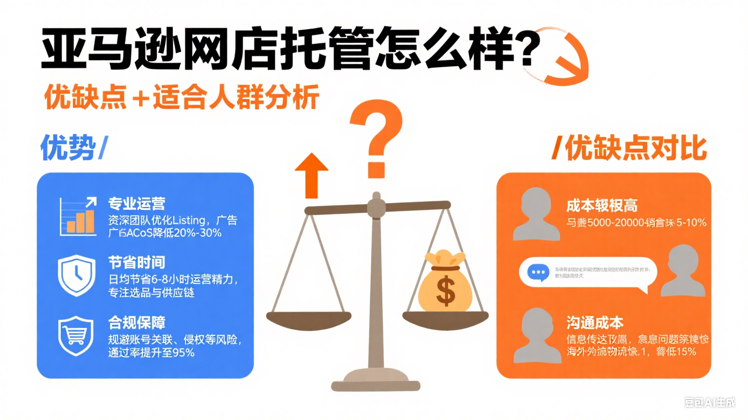 亚马逊网店托管怎么样?优缺点 + 适合人群分析