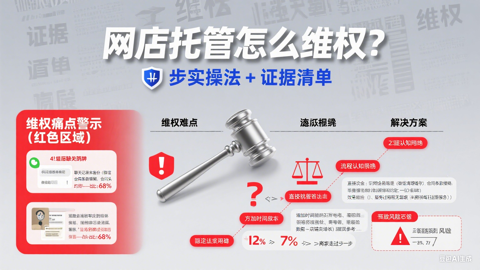 网店托管怎么维权?4 步实操法 + 证据清单