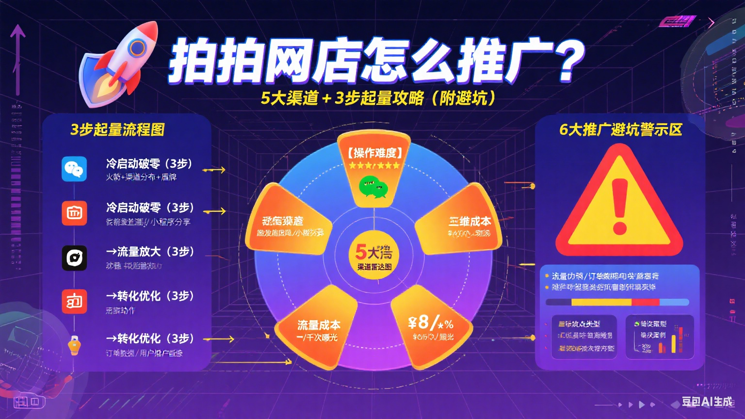 拍拍网店怎么推广?5 大渠道 + 3 步起量攻略(附避坑)