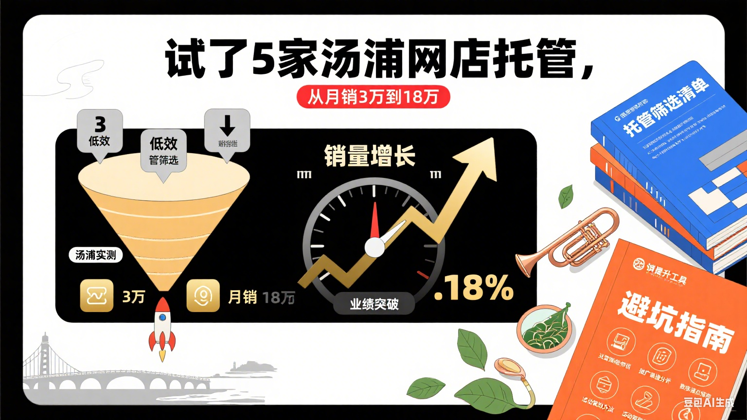 试了 5 家汤浦网店托管,从月销 3 万到 18 万:避坑指南