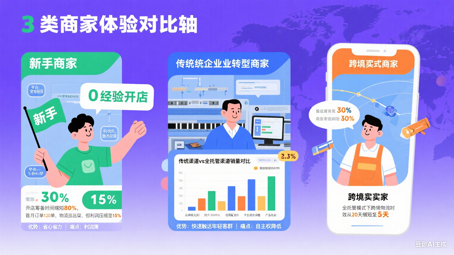 全托管模式开网店怎么样?3 类商家实测体验