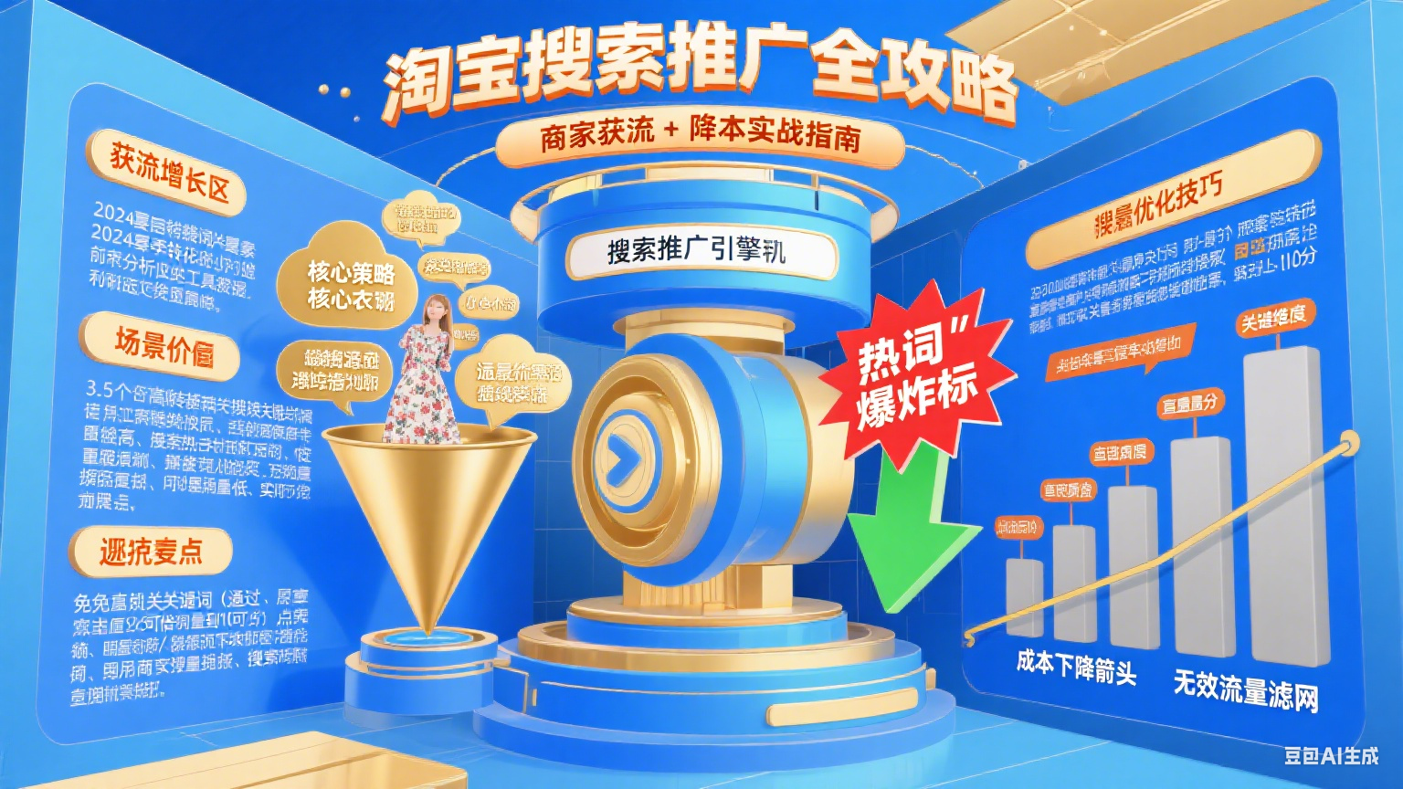 淘宝搜索引擎推广怎么玩?商家获流 + 降本全攻略