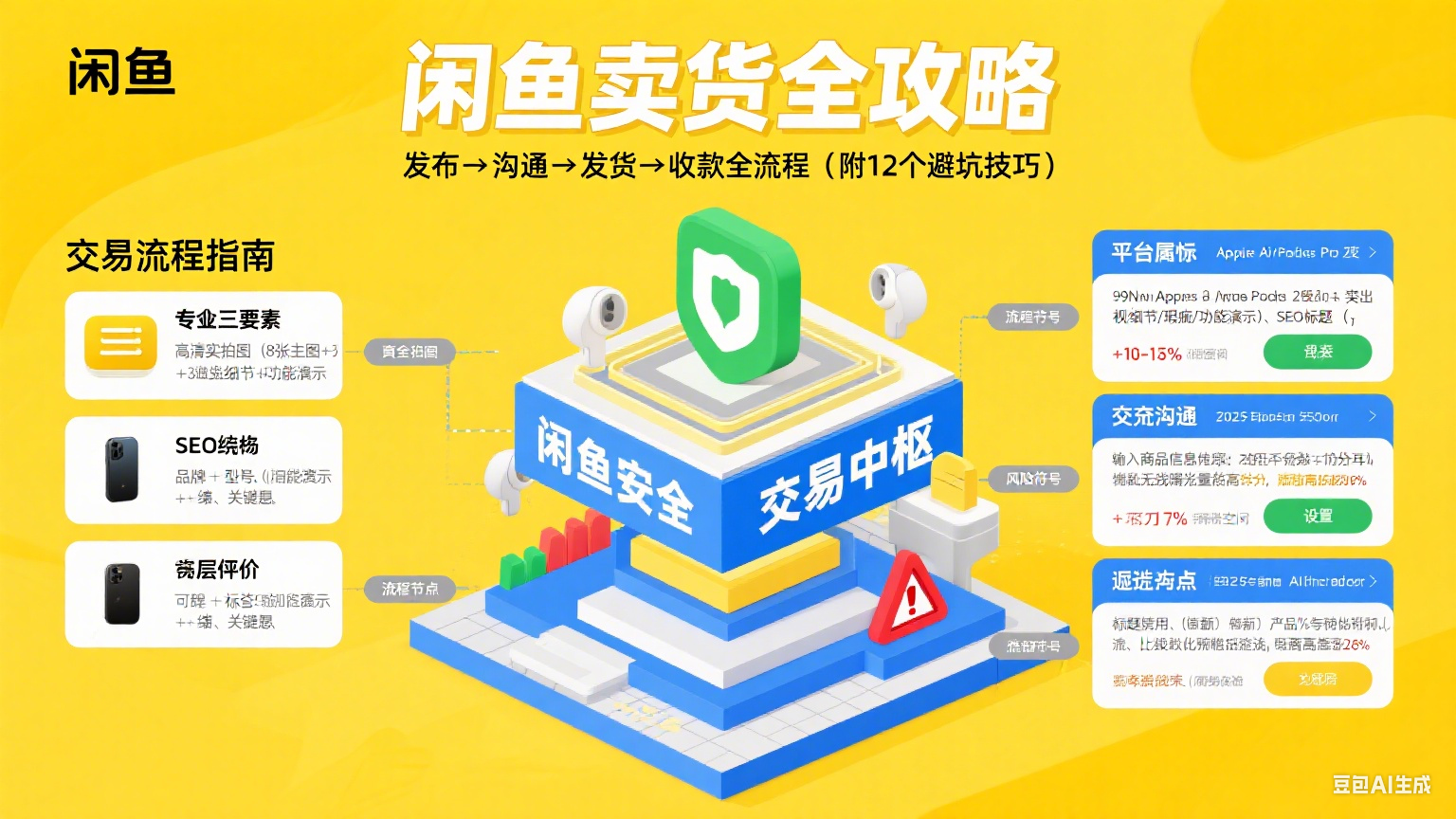 闲鱼卖东西流程怎么走?从发布到收款全攻略(附避坑技巧)