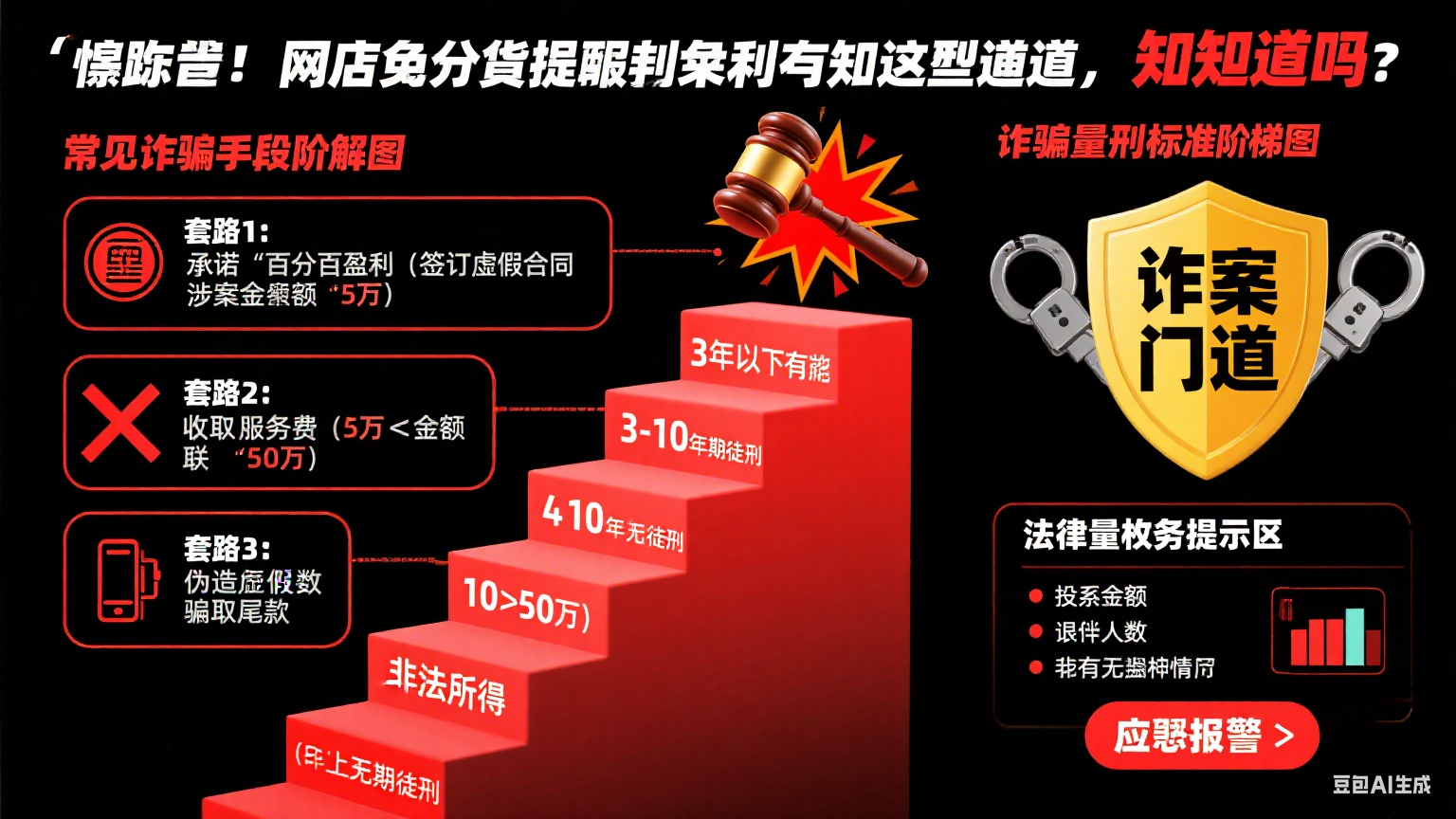 震惊!网店托管诈骗量刑有这些门道,你知道吗?