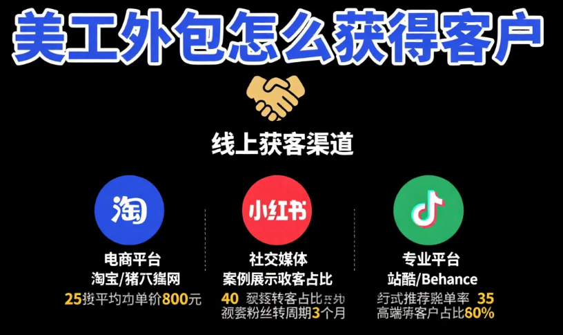 美工外包怎么获得客户?5 大获客渠道 + 4 步信任建立 + 3 类客户维护指南