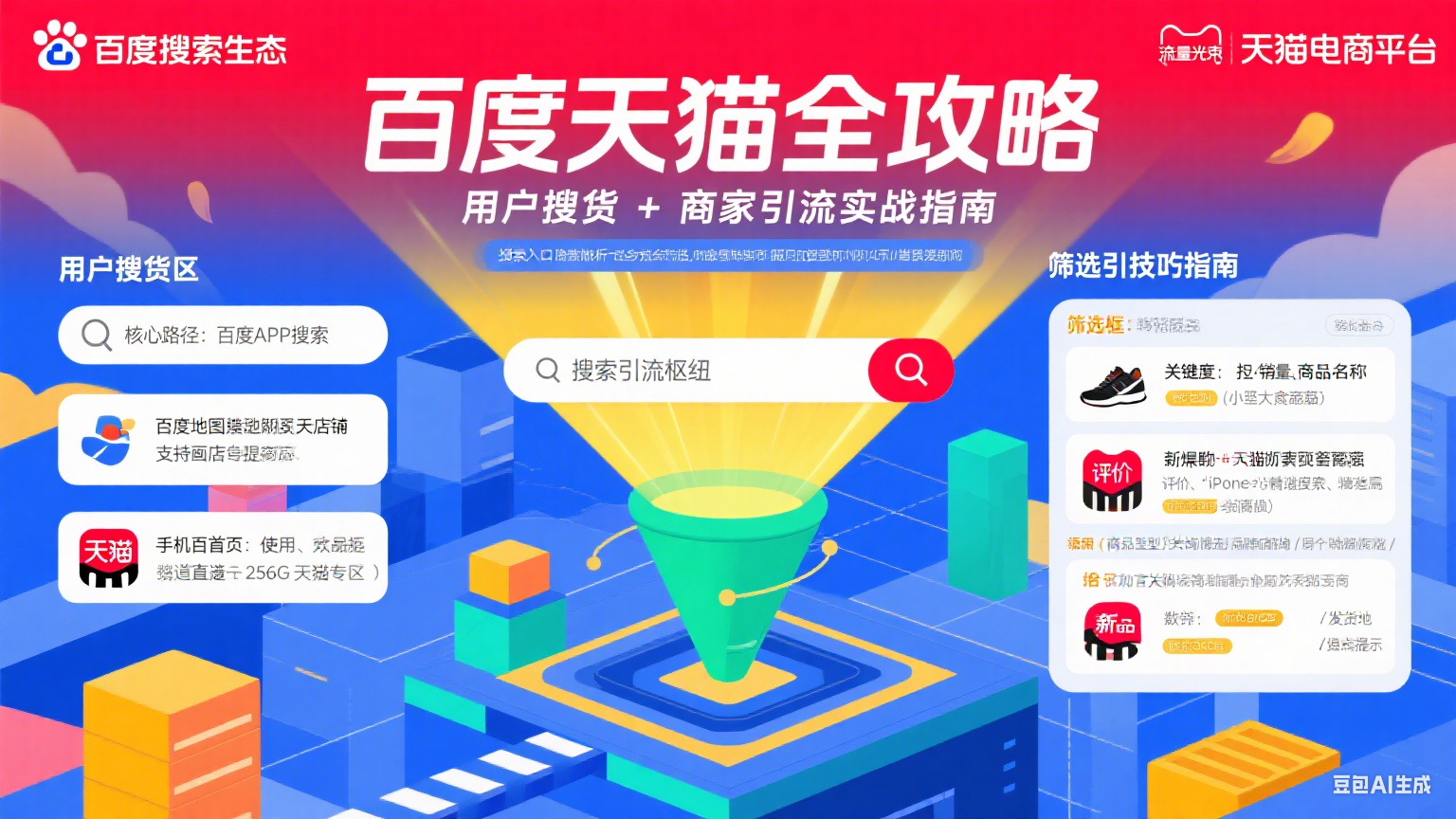 百度天猫是什么?用户搜货 + 商家引流全攻略