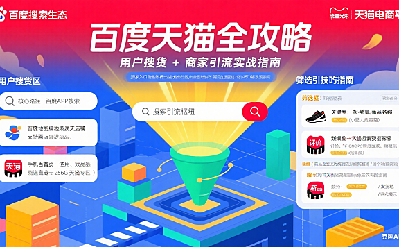 百度天猫是什么?用户搜货 + 商家引流全攻略