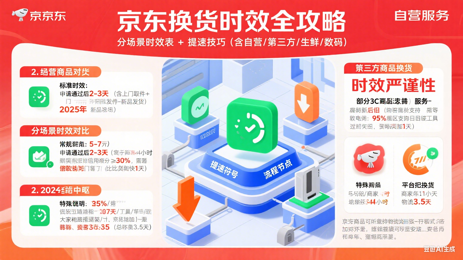 京东换货需要几天?分场景时效 + 提速技巧全攻略