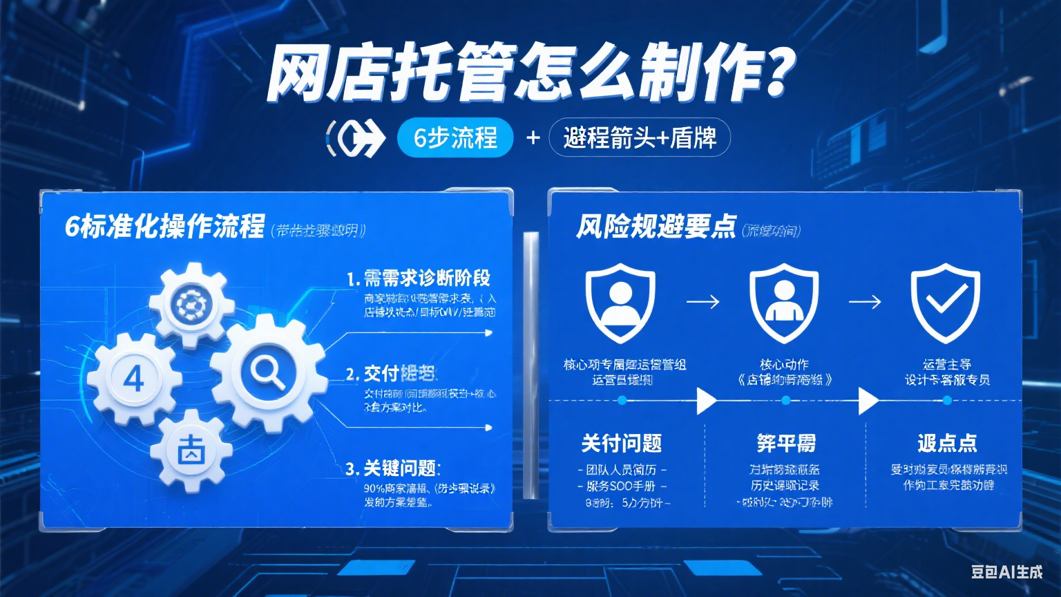 网店托管怎么制作?6 步流程 + 避坑要点