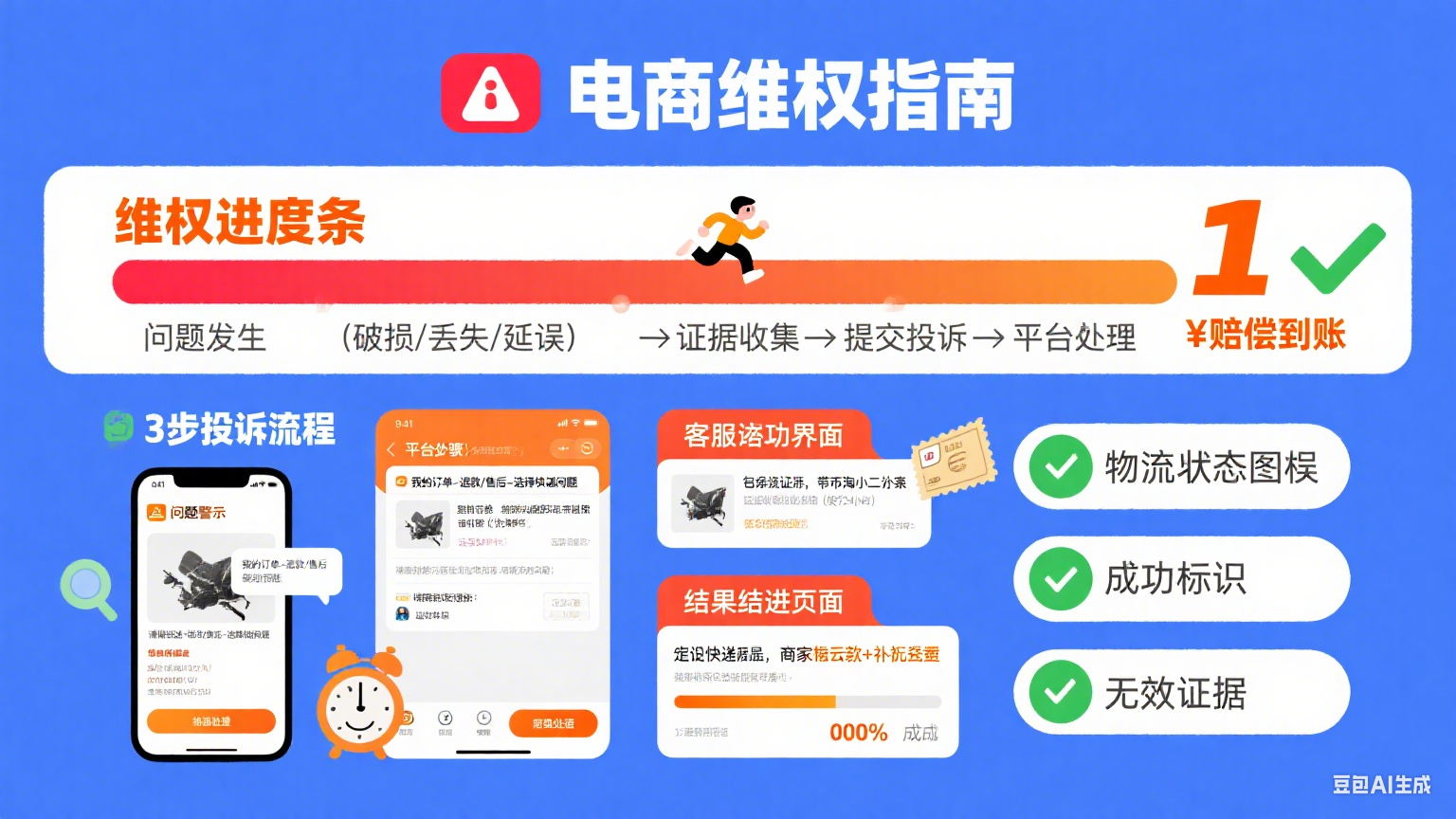 淘宝快递出问题?3 步投诉流程 + 4 个证据要点,高效维权