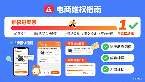 淘宝快递出问题？3 步投诉流程 + 4 个证据要点，高效维权