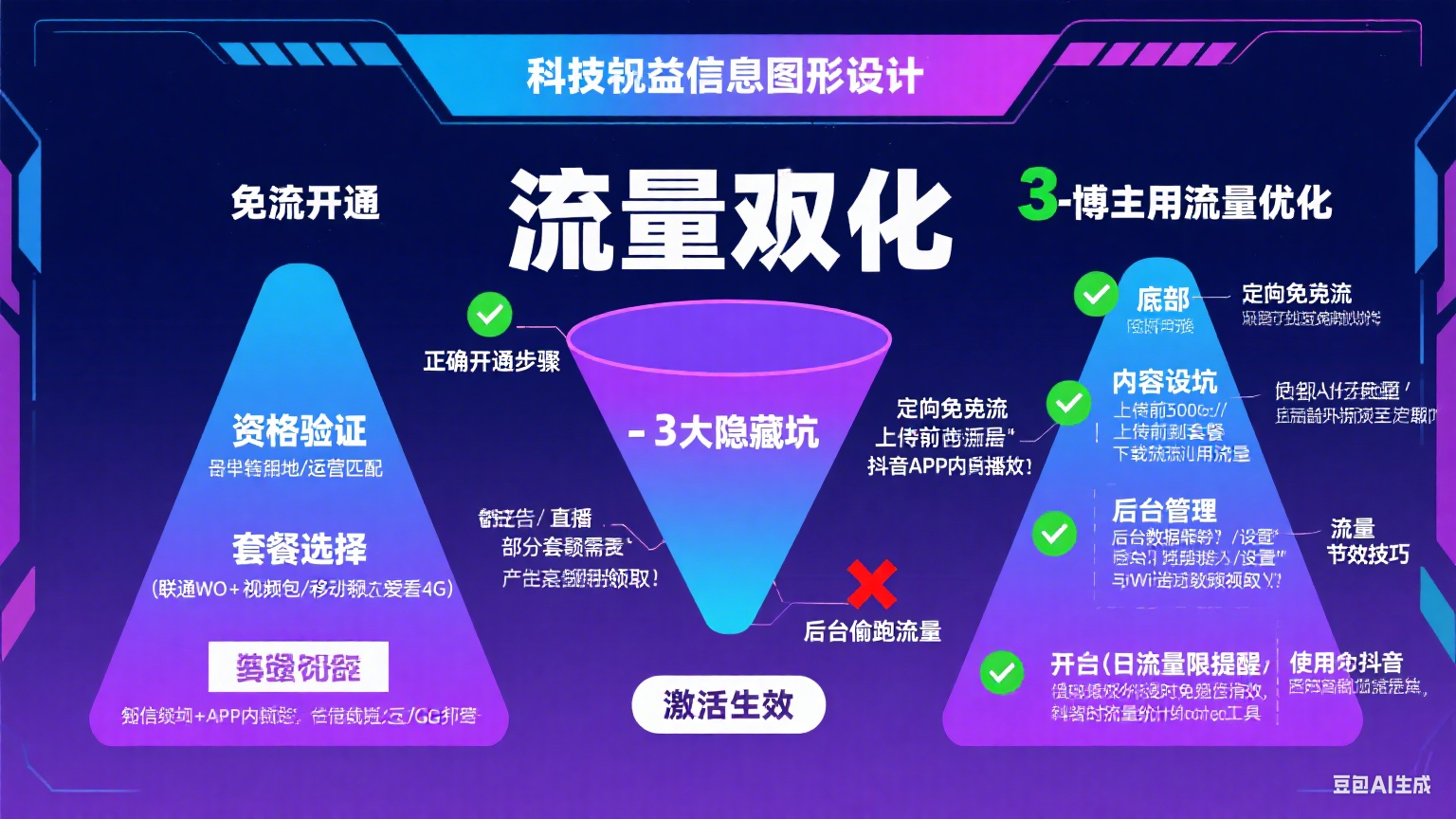 抖音免流量怎么弄?开通 + 避坑 + 博主高效用流指南